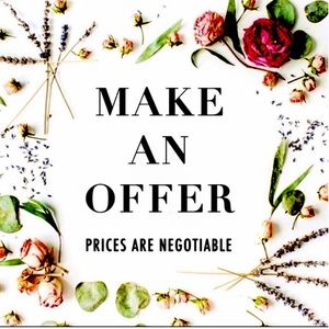 Reasonable offers accepted